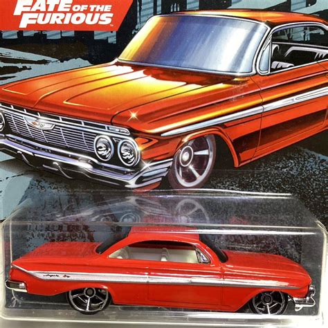 未使用に近いホットウィール 61 シボレー インパラ 赤 ワイルドスピード Hot Wheelsの落札情報詳細 ヤフオク落札価格検索 オークフリー