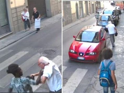 91enne Aggredito In Centro A Firenze Nessuno Interviene Video