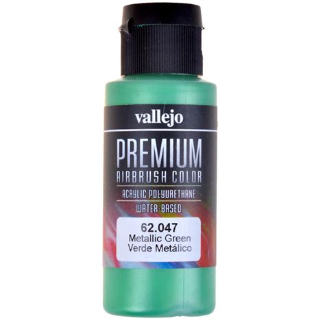 Краска Vallejo Premium Airbrush Color Metallic Green 62 047 60 мл