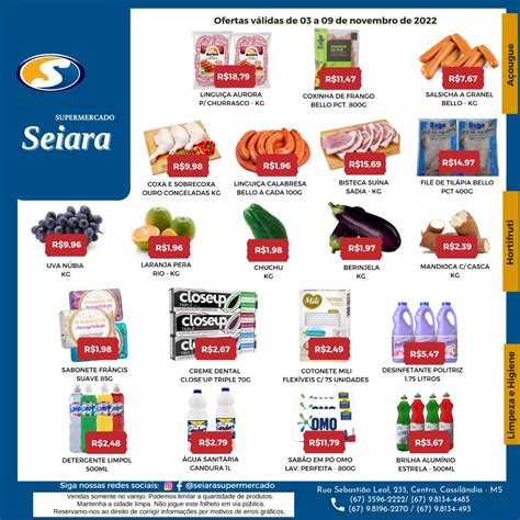 Seiara Supermercado Econ Mico Confira O Novo Folheto De Ofertas Da