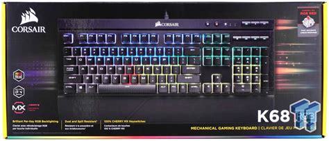 Corsair K68 RGB Gaming Keyboard Review