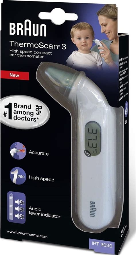 Braun ThermoScan 3 Infrared Ear Thermometer IRT3030 Buy Best Price