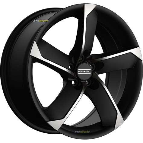 Jante Alu Fondmetal 7900 Matt Black Machined 7x16 5x112 Et45 Gtasport Jantes Alu Jantes Acier