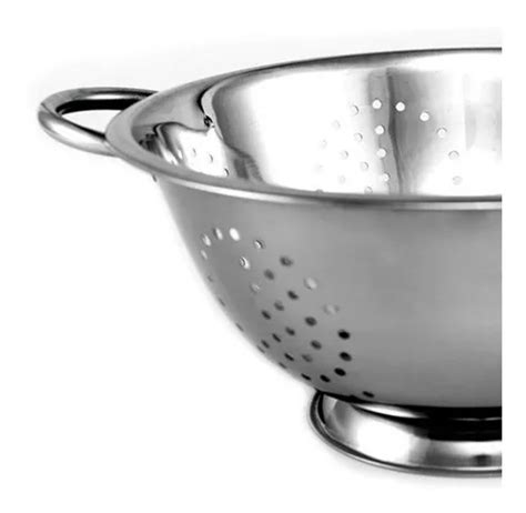 Escorredor De Massa Em Aço Inox 24cm Gourmet Mix Cor Inox Tamanho 0