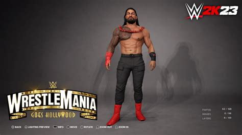 WWE 2K23 Roman Reigns WrestleMania 39 Attire YouTube