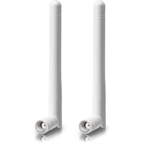 Bin Antenne WiFi Caméra Blanc Bi Bande 2 4GHz 5GHz 5 8GHz 3dBi MIMO RP