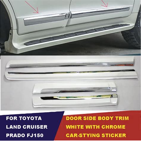 Ubluee Accessories For Toyota Land Cruiser Prado Fj White