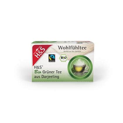 H S Bio Grüner Tee aus Darjeeling Filter 20X2 g 20 x 2 g online kaufen