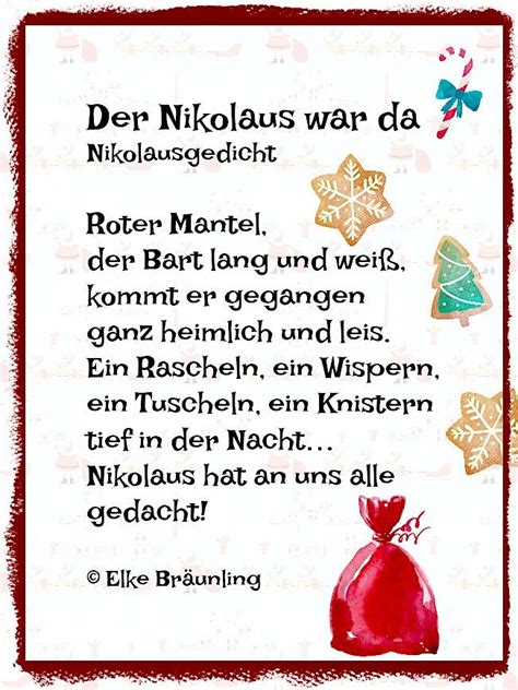 Nikolaus Spruch Für Kinder