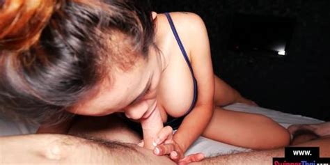 THAI SWINGER Big Boobs Thai MILF Amateur Hana Gives A Big Cock Blowjob And Rough Sex Tnaflix