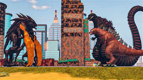 Shin Godzilla Form And Shin Godzilla Form Vs Muto Prime Roblox