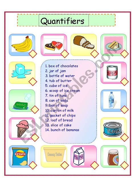 Quantifiers Esl Worksheet By Gerbrandeeckhout