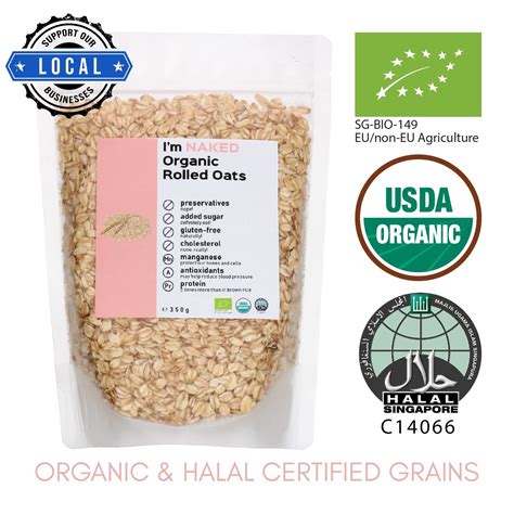 Naked Organic Rolled Oats Ntuc Fairprice