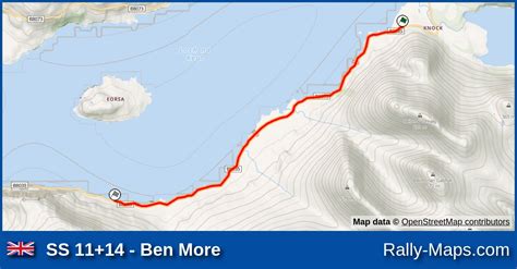 Ss Ben More Stage Map Mull Rally Rally Maps