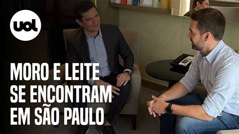 Sergio Moro encontra Eduardo Leite e diz ter conversado sobre união do