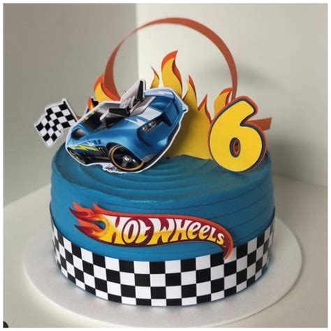 Arquivo De Corte Topo De Bolo Hot Wheels Studio Elo
