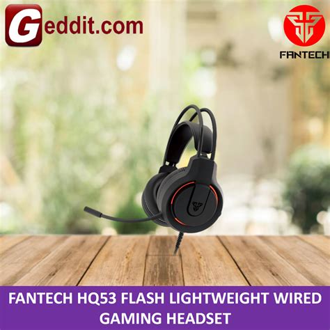 Fantech Hq Flash Lightweight Wired Gaming Headset Lazada