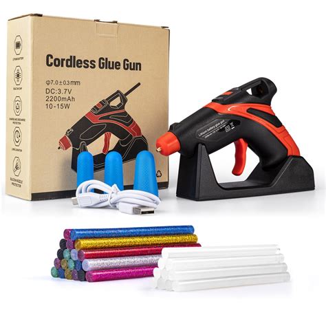 Hot Glue Gun Fast Preheating Gun Kit With Pcs Sticks For Quick Home Repairs Arts Crafts