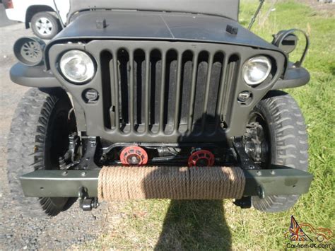 Willys Army Jeep World War Fully Restored In Vic