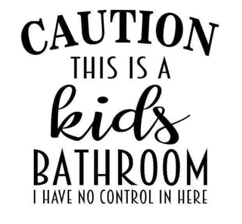 Girls Bathroom Bathroom Signs Bathroom Decor Bathrooms Cricut