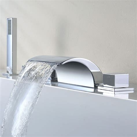 Détails sur 5pcs salle de bains robinet cascade ensemble de douche