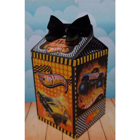 Caixa Milk Hot Wheels 10 Unid Shopee Brasil