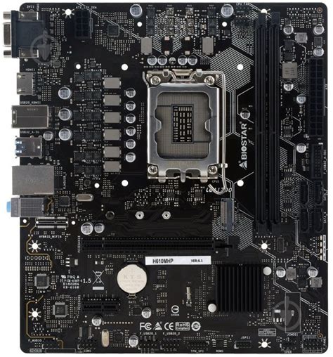 ᐉ Материнская плата Biostar H610MHP (Socket 1700, Intel H610, micro ATX ...
