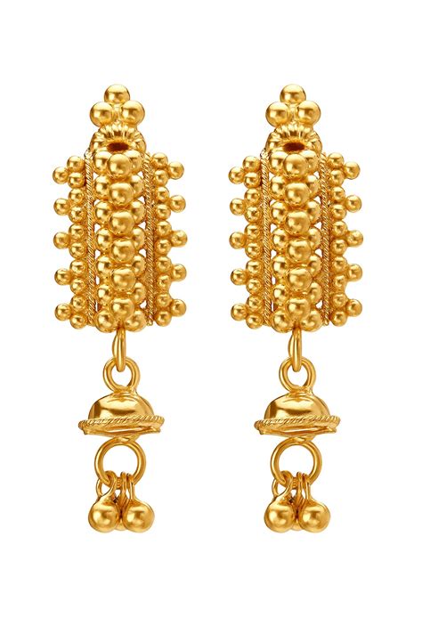 Buy Tanishq 22k Gold Earrings Online At Best Price @ Tata CLiQ