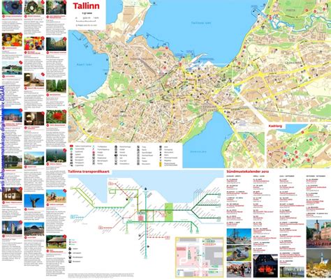 Tallinn tourist map