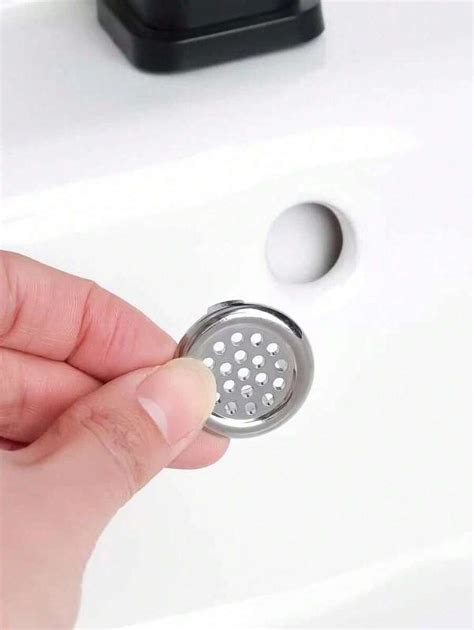 Pcs Plastic Sink Hole Overflow Cover Bathtub Drain Cover Circular