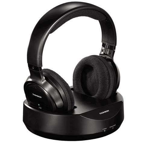 Casque Audio Tv Sans Fil Whp W Noir Ou Whp Bk Blan