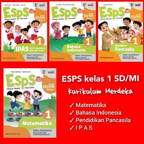 Jual Buku Esps Sd Kelas Matematika Ipas Bhs Indonesia Pendidikan