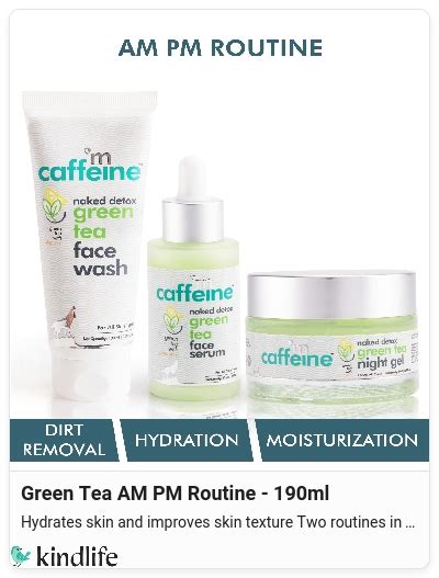 MCaffeine Green Tea AM PM Routine 190ml