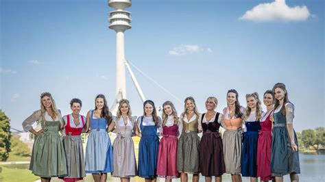 tz Wiesn Madl 2023 Finalistinnen beim großen Fotoshooting