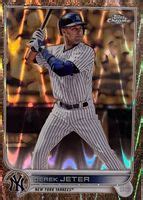 Derek Jeter Topps Gilded Collection Raywave Gold Etch Refractor