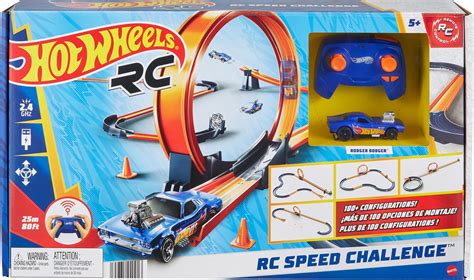 Hot Wheels Toy Car RC Set With Scale Remote Control Vehicle Pieces Of Race Track To