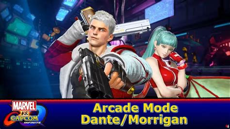 Marvel Vs Capcom Infinite Arcade Mode Dante Morrigan YouTube