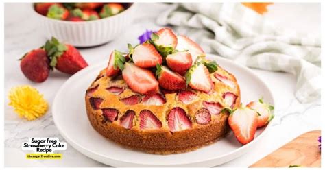 Sugar Free Strawberry Cake Recipe - THE SUGAR FREE DIVA