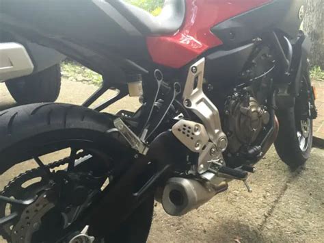 2015 Yamaha FZ 07 Motorcycle Red 700cc Naked Bike Barely Riden