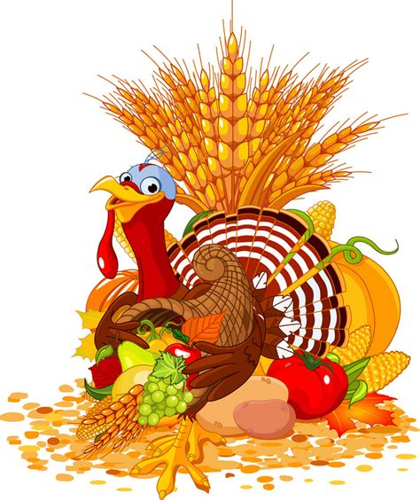 Thanksgiving Cornucopia clipart free images - ClipartLib