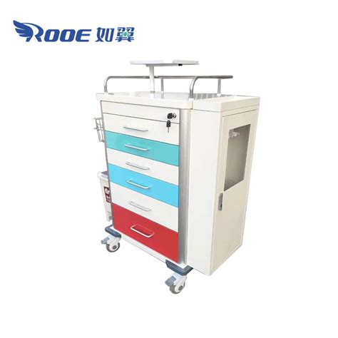 Difficult Intubation Cart Medicine Dispensing Trolley Healthcare