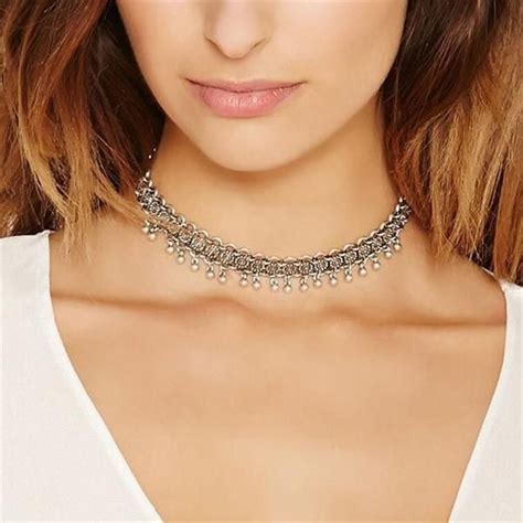 Silvia Vintage Choker Necklace Women Choker Necklace Womens Jewelry