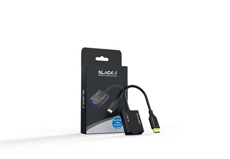 Black-i HDMI to VGA Converter