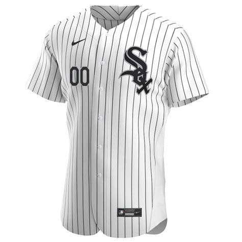 Mens Chicago White Sox Nike White Home Authentic Custom Jersey Homefavo