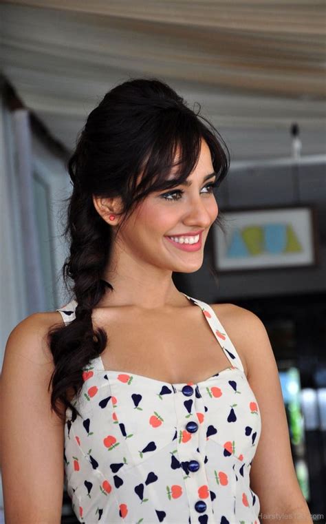 Neha Sharma Braided Hairstyle