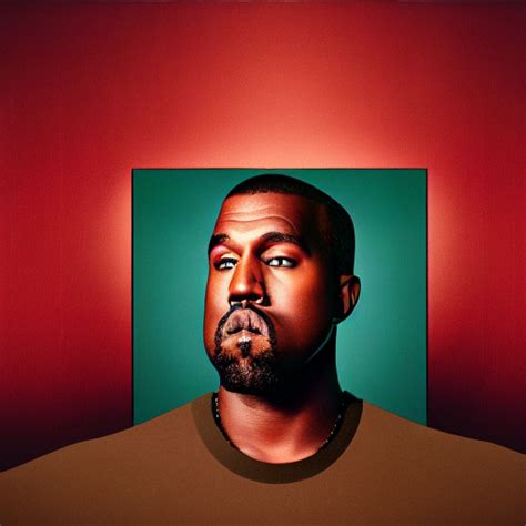 KREA AI Kanye West My Beautiful Dark Twisted Fantasy Album