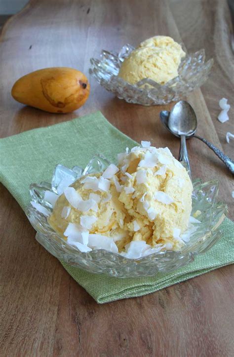 Mango Coconut Sorbet