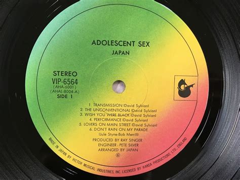 Yahoo オークション LP JAPAN ADOLESCENT SEX 帯付 5143RQ