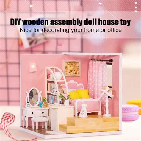 Estink Maison De Poup E Diy Diy Dollhouse Miniature Dollhouse Kit En