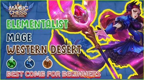 Elementalist Mage Western Desert Magic Chess Mobile Legend